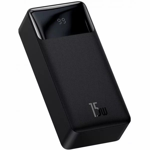 Power Bank Baseus Bipow 15W 30000mAh, 2xUSB, USB-C Black