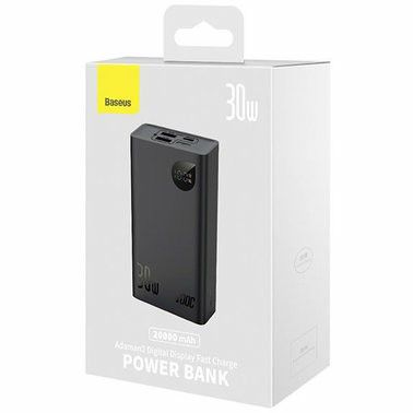 Baseus Adaman2, 20000 mAh, 30W,Black (PPAD050001)