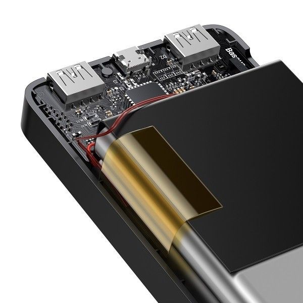 Baseus Bipow Digital Display 20000 mAh на 15 W, LED-дисплей + кабель micro USB