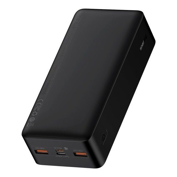 Baseus Digital display 30000 mAh на 20 W з LED-дисплеєм + кабель в комплекті Чорний
