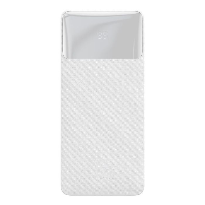 Baseus Bipow Digital Display (PPDML-K02) White, 30000 mAh, SCP, 15W, LED display, Box