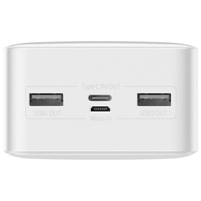 Baseus Bipow Digital Display (PPDML-K02) White, 30000 mAh, SCP, 15W, LED display, Box