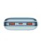 Baseus Bipow Pro + кабель USB для Type-C, 0.3 метра (3A, 20000 mAh, 22.5Вт, Type-C x 2 для USB-A, QC 3.0, швидка зарядка) - Блакитний