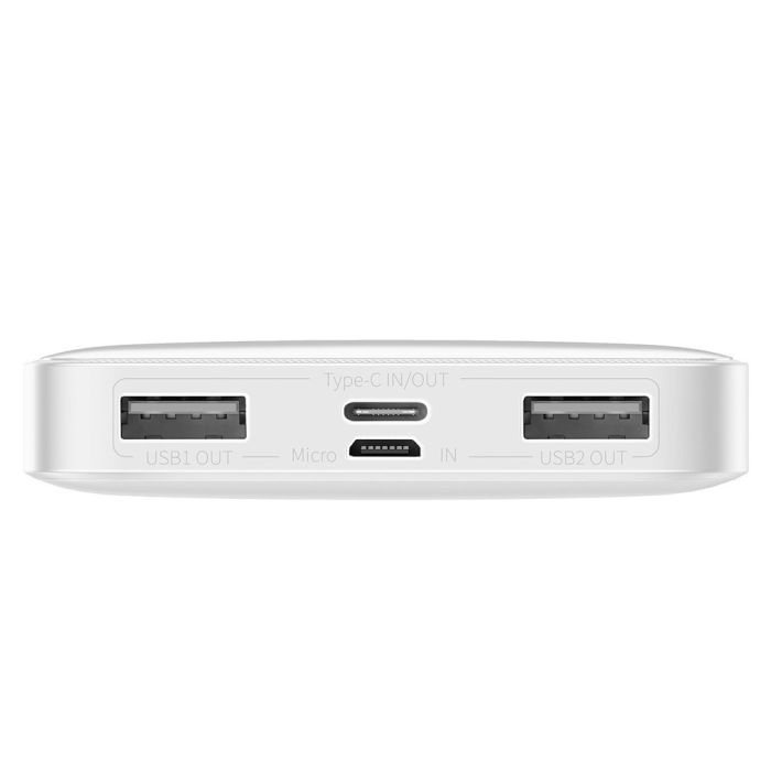 Baseus Bipow Digital Display (Overseas Edition) 10000 mAh 15W (PPBD050002) White
