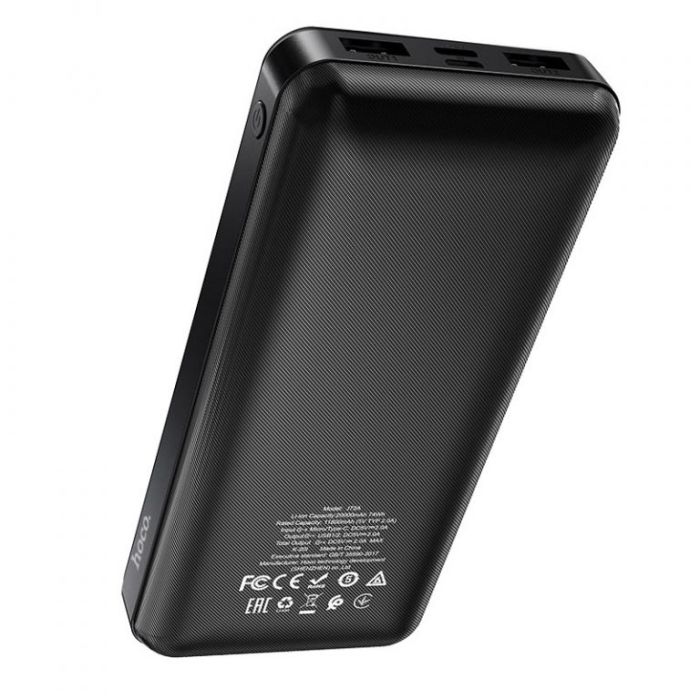 Hoco J72A 20000 mAh Easy Travel Чорний (J72A)