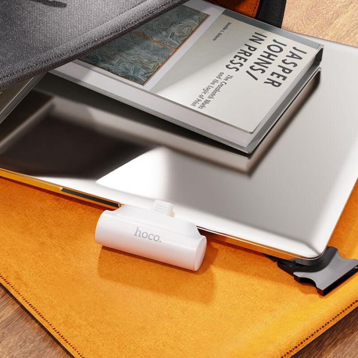 Hoco 4000 mAh з виходом Micro-USB та підставкоюStraight with Micro USB holder. White