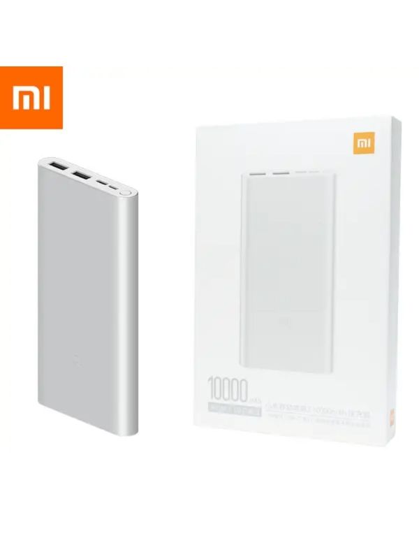 Xiaomi на 10000 mAh модель PLM13ZM колір сріблястий