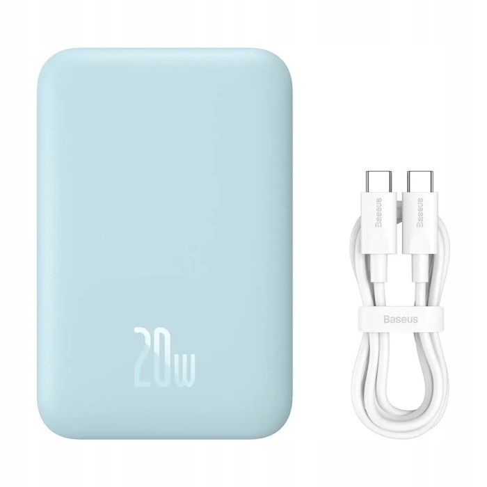 Baseus Magnetic 20W 10000 mAh для iPhone Блакитний
