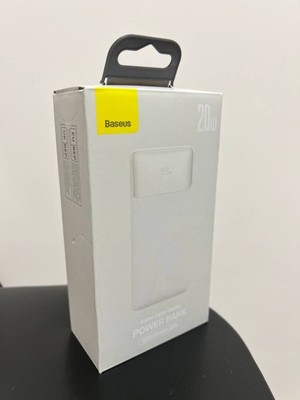Baseus  20W 30000 mAh Білий