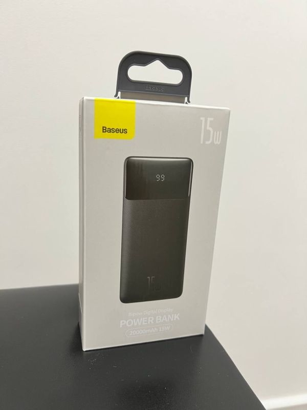 Повербанк Powerbank Baseus 15W 20000mAh Чорний