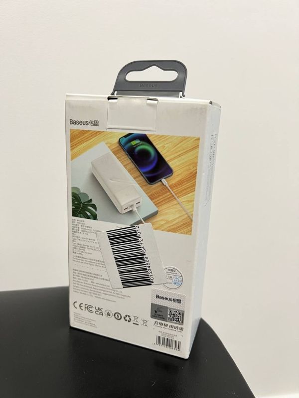 Baseus  20W 30000 mAh Білий
