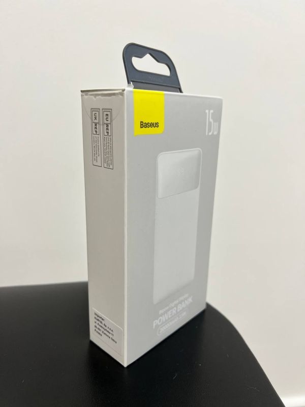 Baseus  15W 20000 mAh Білий