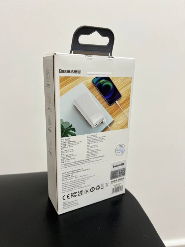 Baseus  15W 20000 mAh Білий