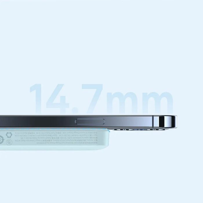 Baseus Magnetic 20W 6000 mAh для iPhone Блакитний