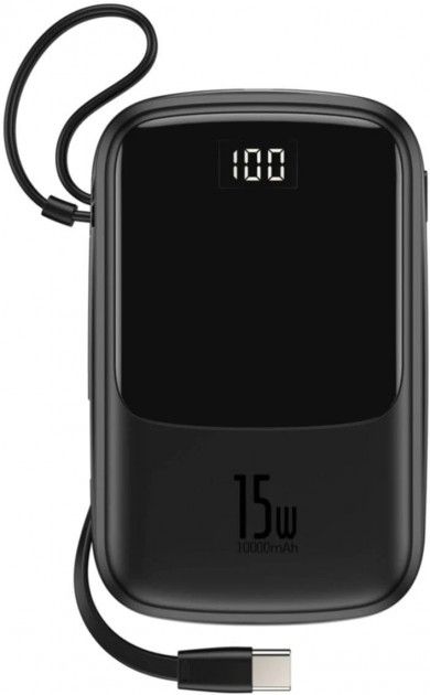 Baseus Q Pow Digital Display 3A 10000 mAh Black (PPQD-A01)