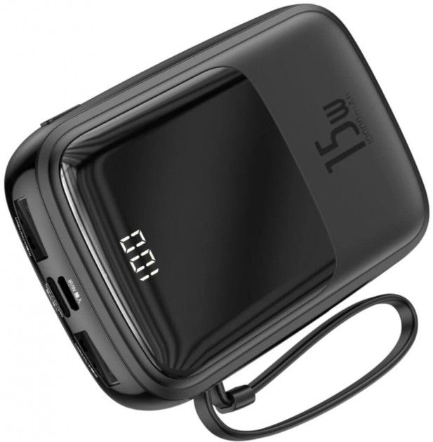 Baseus Q Pow Digital Display 3A 10000 mAh Black (PPQD-A01)