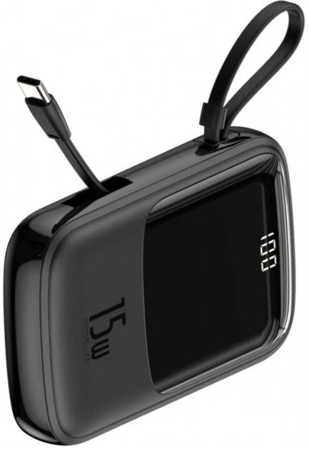 Baseus Q Pow Digital Display 3A 10000 mAh Black (PPQD-A01)