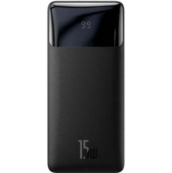 ДОДАТКОВИЙ АКУМУЛЯТОР (POWER BANK) BASEUS BIPOW DIGITAL DISPLAY PPDML-K01 BLACK 30000MAH 15W