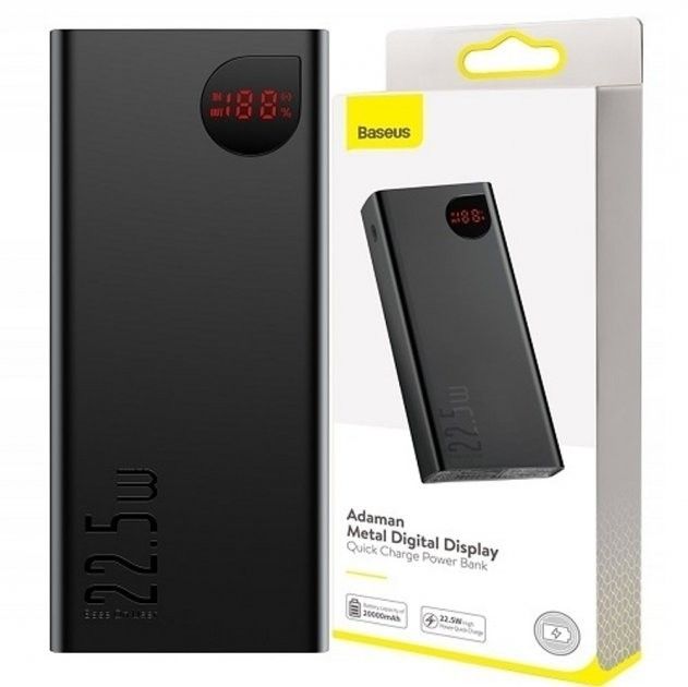 Baseus Adaman Metal 20000mAh 22.5W Black