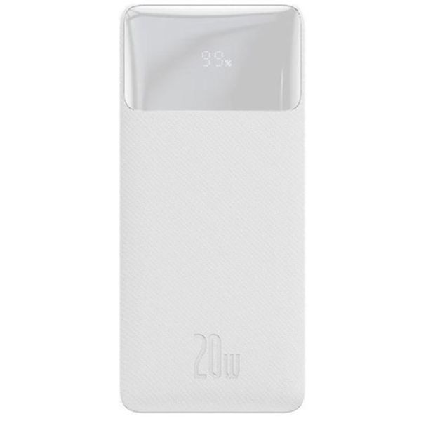 Baseus Bipow Digital Display 20000 mAh 20W білий (11752)