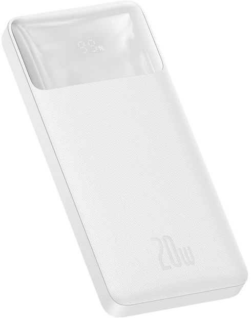 Baseus Bipow Digital Display 10000 mAh 20W білий (11750)