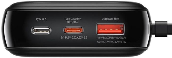 Baseus Qpow 20000 mAh 20W Black (PPQD-20IX/PPQD-H01)