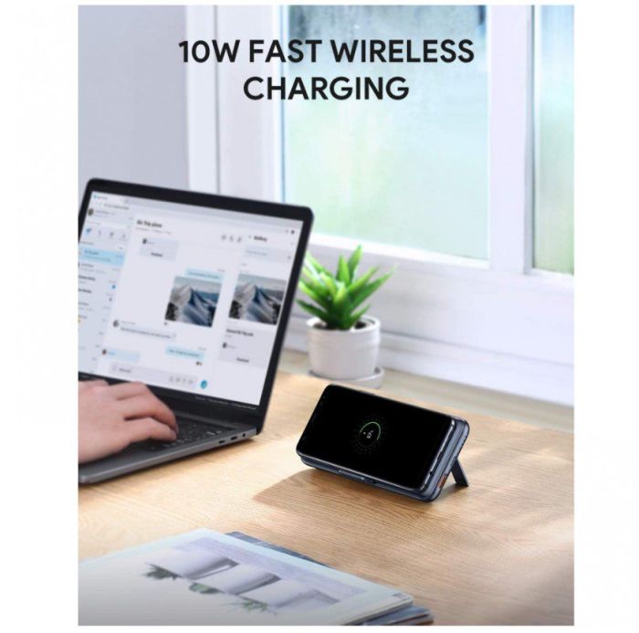 Aukey PBWL02 10000 mAh Wireless Qi, PD/QC 3.0