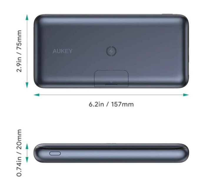 Aukey PBWL03 20000 mAh Wireless Qi, PD/QC 3.0