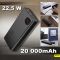 Baseus Adaman Metal Digital Display 20000 mAh 22.5W PPXJ060001 Black