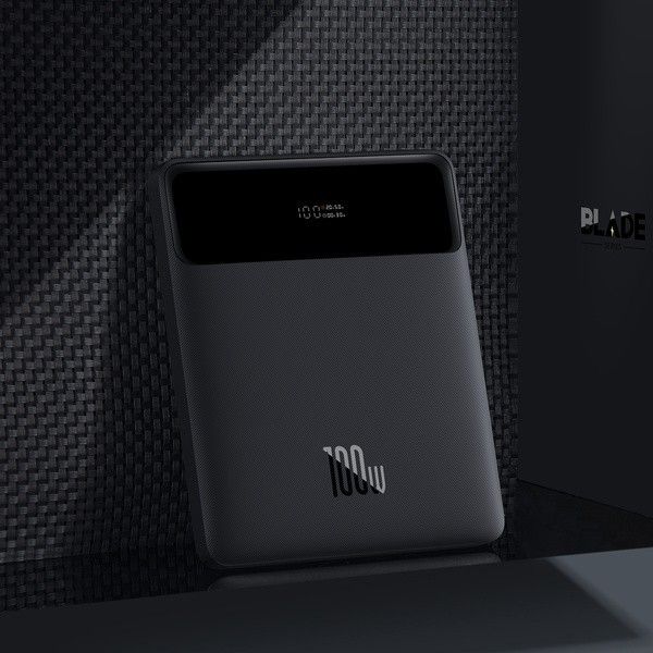 Baseus Blade Digital Display 20000 mAh 100W 5A з Технологією QC4.0+PD3.0 + кабель Type-C to Type-C 100W 20V/5A 1м Black (PPDGL-01)