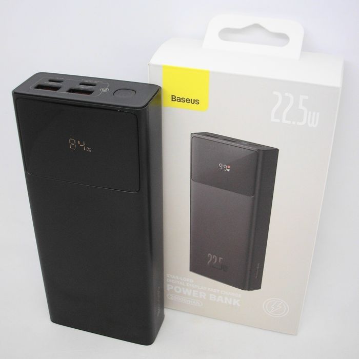 Baseus 20000 mAh 22,5 Wреальна ємність швидка зарядка сертифіікований