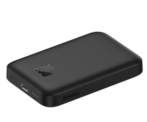 Power Bank (6000mah) BASEUS Magnetic Wireless 20W Black