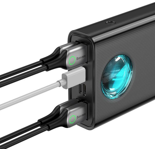 Baseus Amblight Digital Display Quick Charge 65W 30000 mAh Black (PPLG-A01)