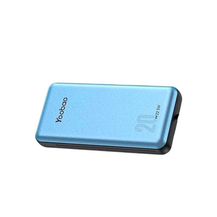 Yoobao LC6 22.5W 20000 mAh Fast Charge Power Delivery, Синій (754875)