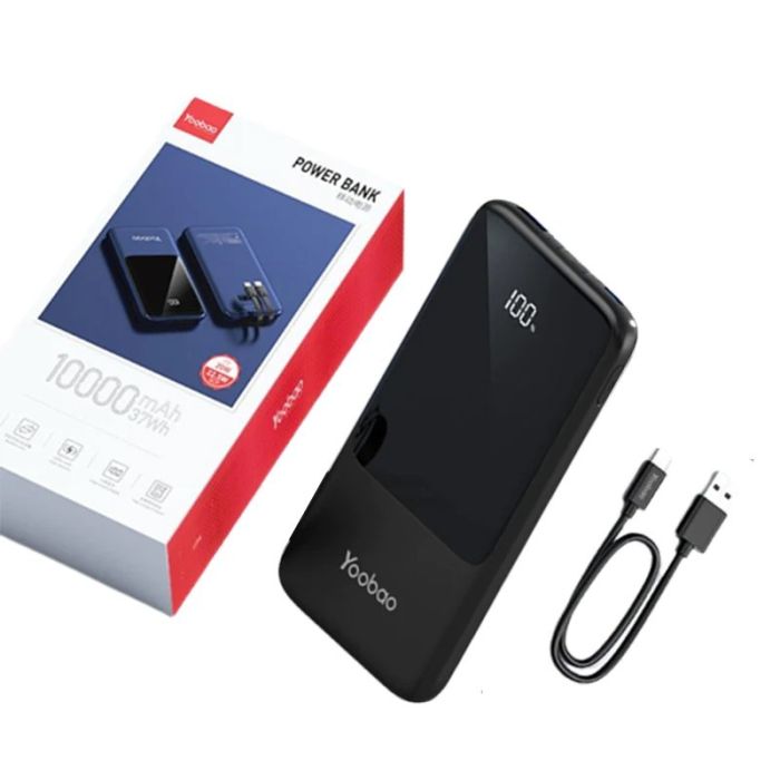 Yoobao LC7 10000 mAh, Чорний (754874)