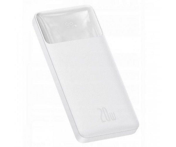 Baseus Bipow Digital Display 20W 10000 mAh white (PPDML-L02)