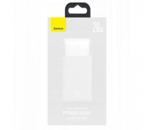 Baseus Bipow Digital Display 20W 10000 mAh white (PPDML-L02)