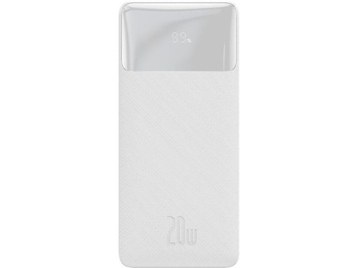 Baseus Bipow Digital Display 20W 10000 mAh white (PPDML-L02)