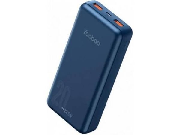 Yoobao 2D 20000 mAh 22.5W Blue