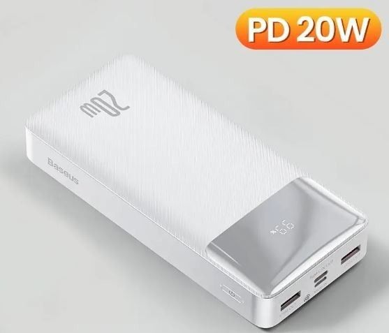 Baseus  AirPow 20000 mAh, 20W, White (PPAP20K)