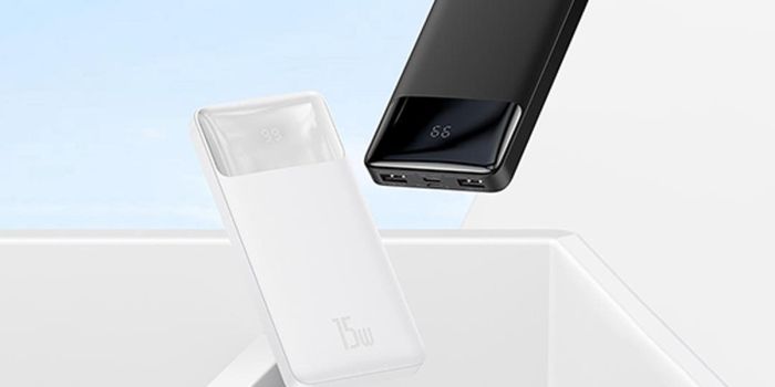 Baseus Bipow 10000 mAh, 2xUSB, USB-C, 15 W