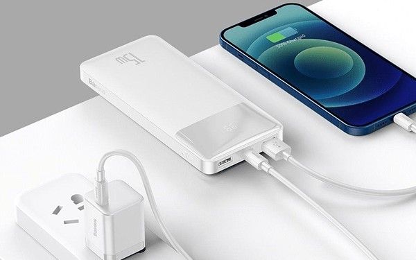 Baseus Bipow 10000 mAh, 2xUSB, USB-C, 15 W