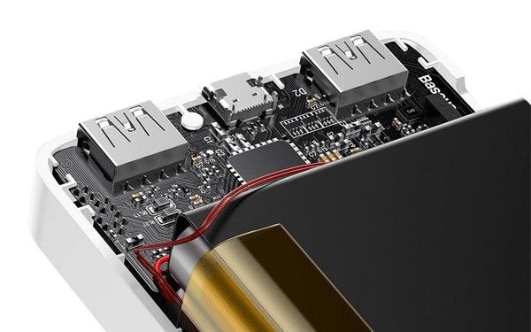 Baseus Bipow 10000 mAh, 2xUSB, USB-C, 15 W