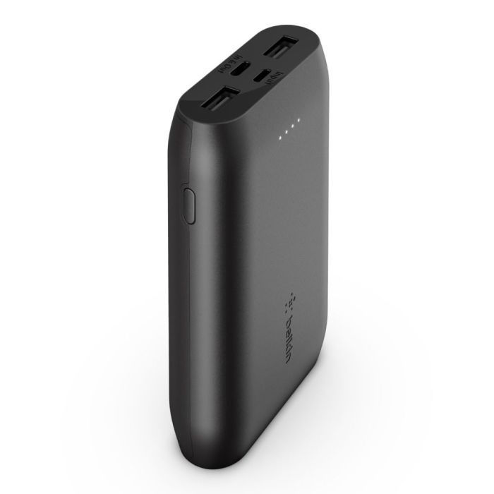 Belkin 10000 mAh, 15W, Dual USB-A, USB-C, black