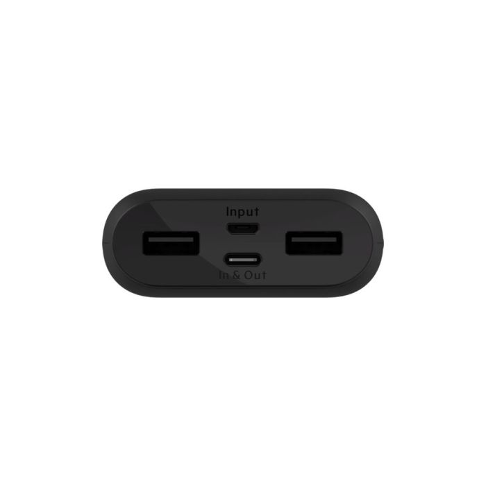 Belkin 10000 mAh, 15W, Dual USB-A, USB-C, black