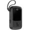 Baseus Q Pow 10000 mAh premium 15W 3A с технологией QC3.0+PD3.0 и iP кабелем карманная стильная Mini Black