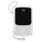 Baseus Q Pow 10000 mAh premium 15W 3A с технологией QC3.0+PD3.0 и Type-C кабелем карманная стильная Mini White
