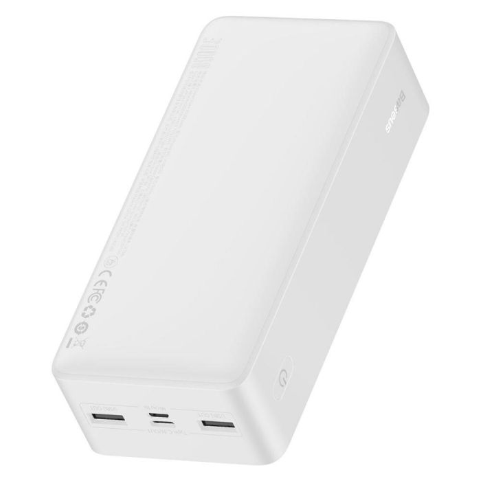 Baseus  Bipow 30000 mAh 15W, 3А, Digital Display, 2USB+Type-C