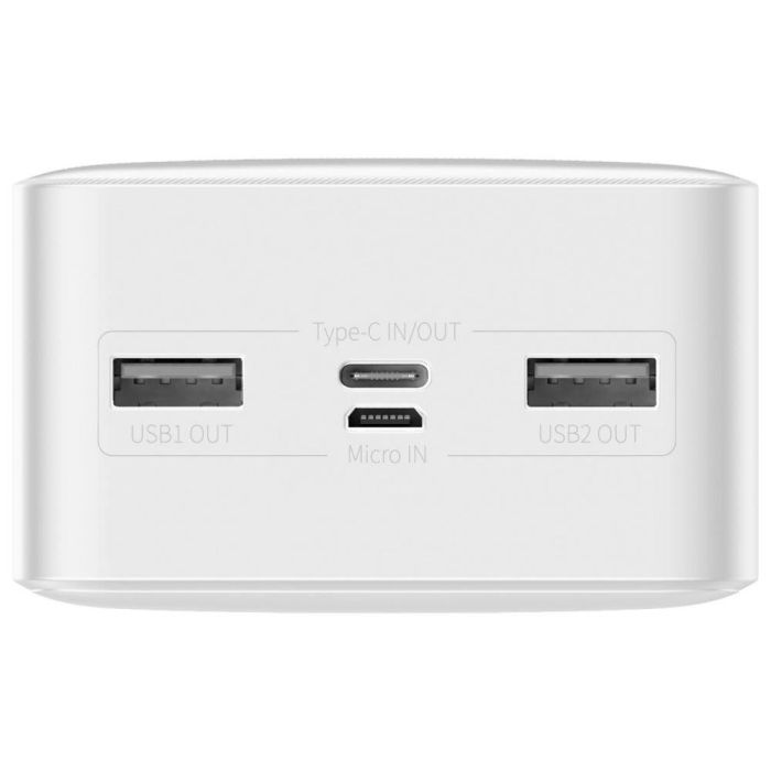 Baseus  Bipow 30000 mAh 15W, 3А, Digital Display, 2USB+Type-C