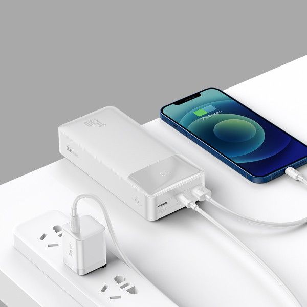 Baseus  Bipow 30000 mAh 15W, 3А, Digital Display, 2USB+Type-C